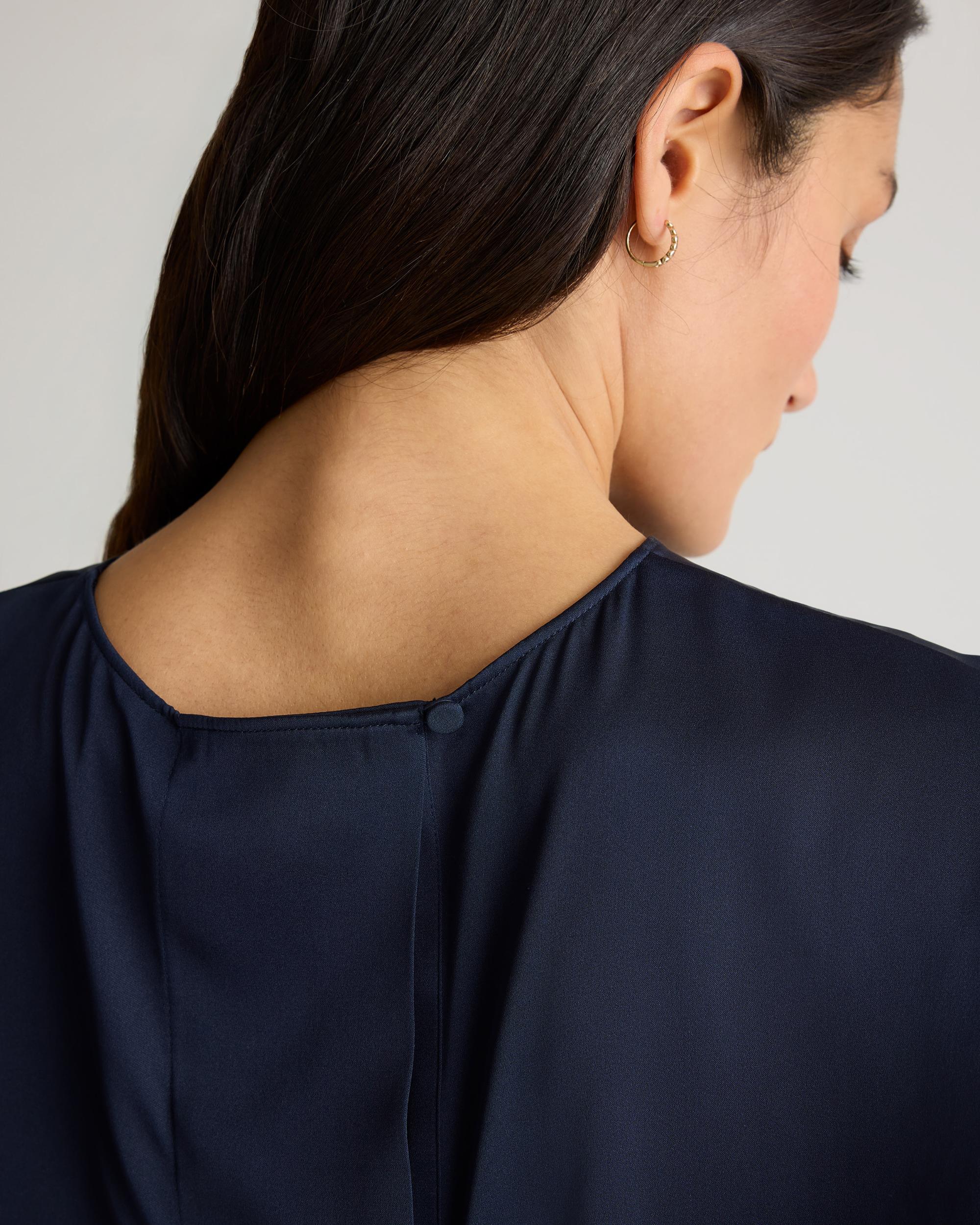 Quince | Women's Washable Stretch Silk Split Hem T-Shirt Mulberry Silk Product Image