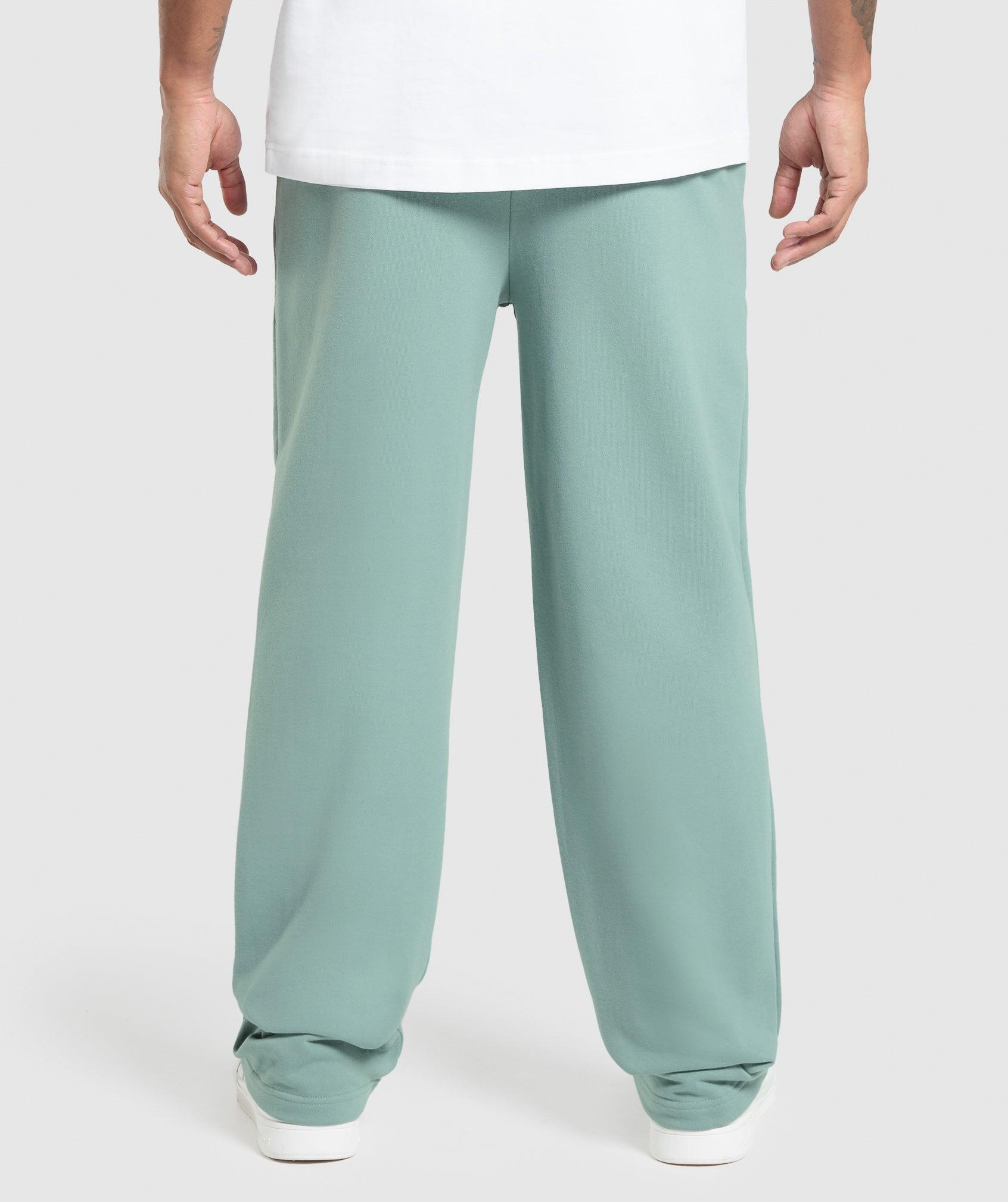 Gymshark Rest Day Essentials Straight Leg Joggers - Celeste Blue Male Product Image