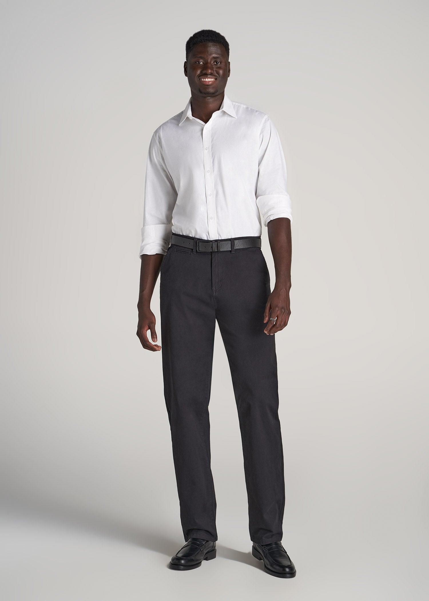 Mason RELAXED Chinos for Tall Men in Black Male Product Image