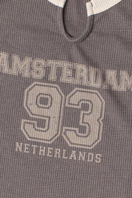 Waffle Knit Raglan Tee Product Image