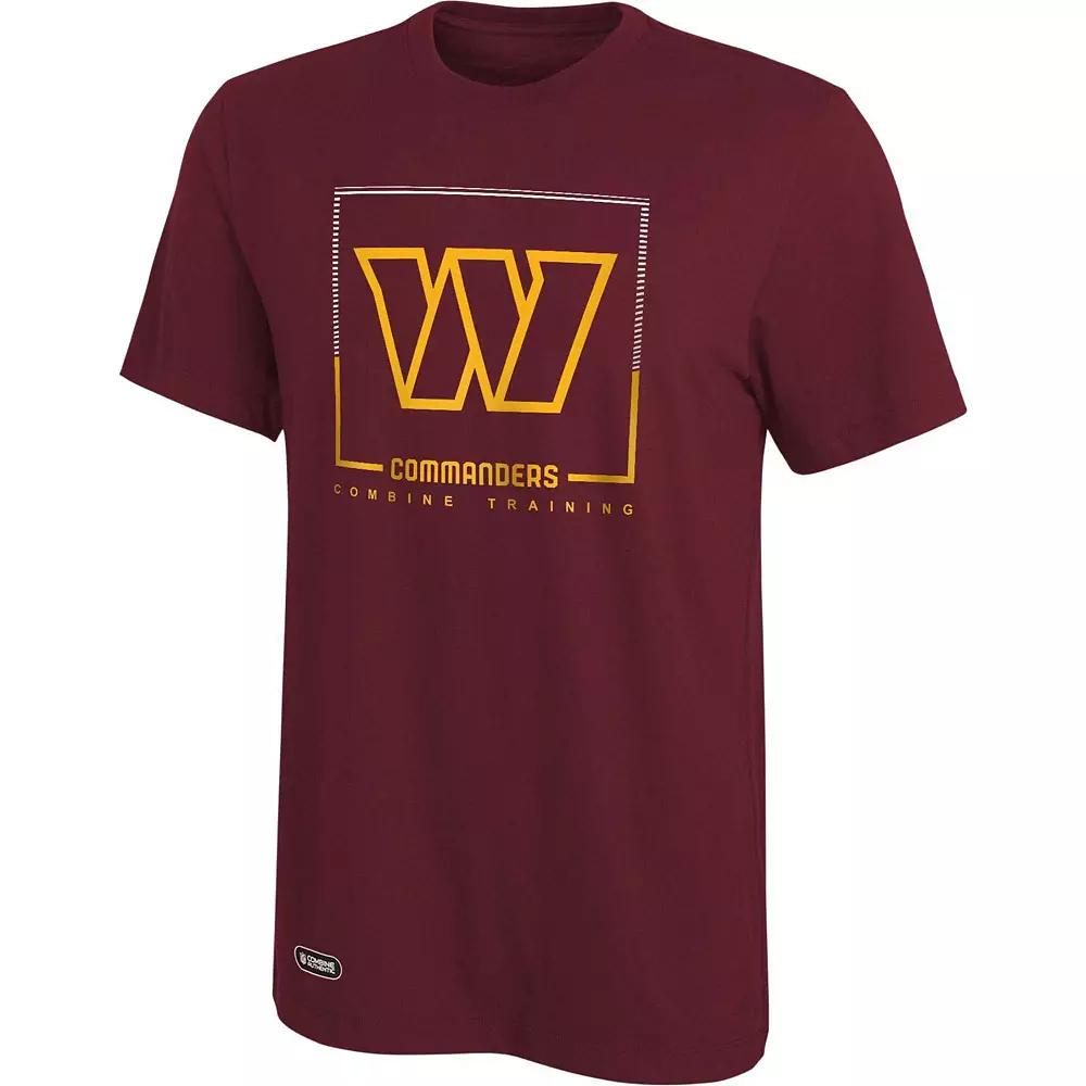 Men's Burgundy Washington Commanders Combine Authentic Clutch T-Shirt, Size: Medium, Wft Med Re Product Image