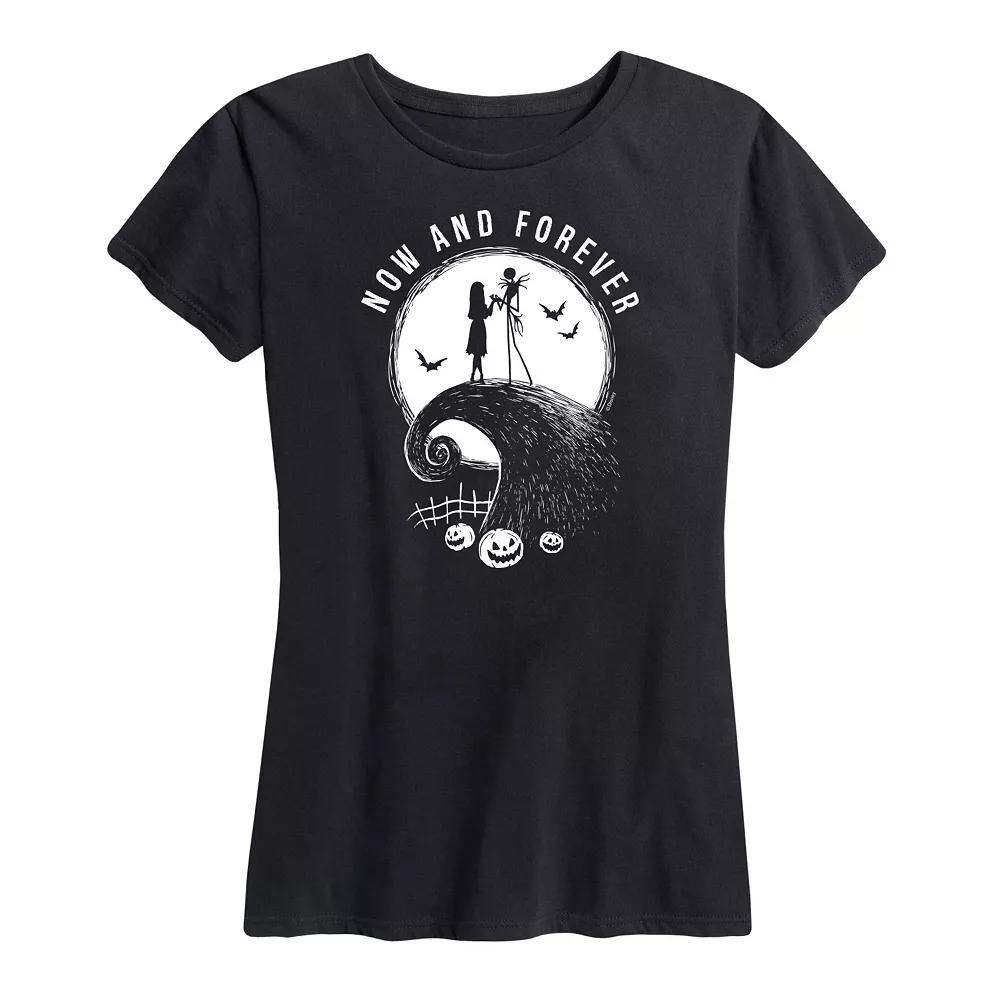 Disney's Nightmare Before Christmas Women's Now and Forever Graphic Tee, Girl's,  Product Image
