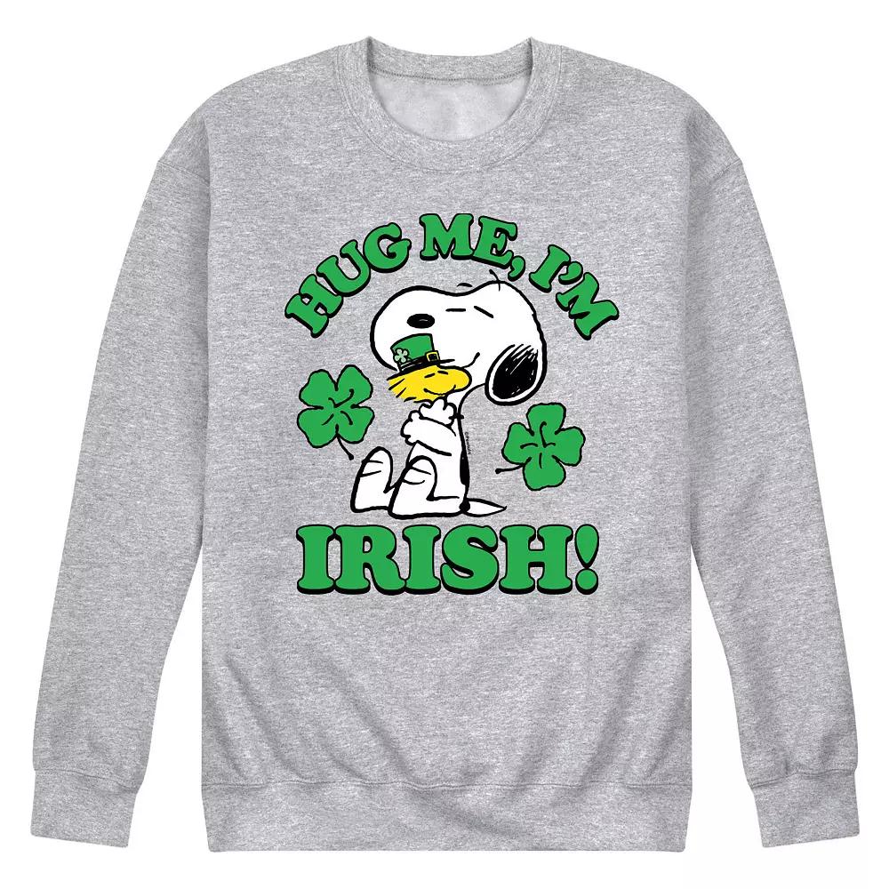 Men's Peanuts Hug Me I'm Irish Long Sleeve,  Product Image