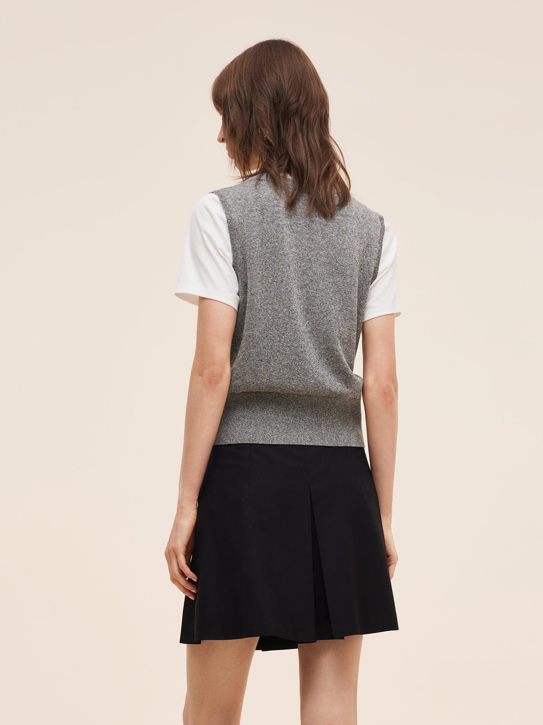 Lyocell Cotton Blend Women Mock Layered T-shirt Product Image