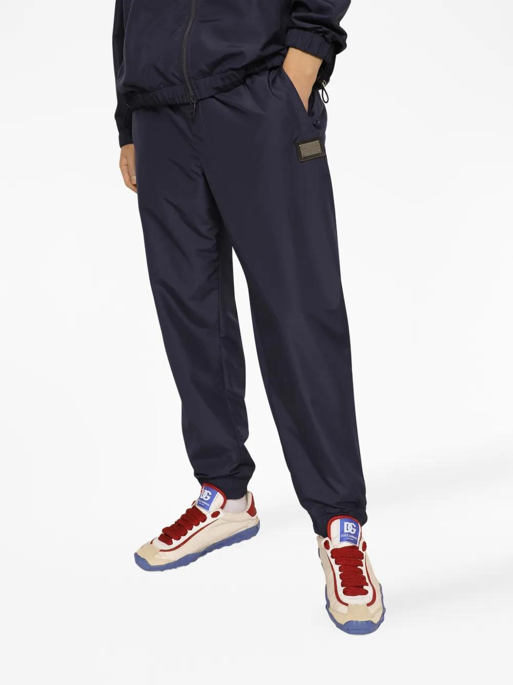 logo-plaque drawstring track pants  Product Image