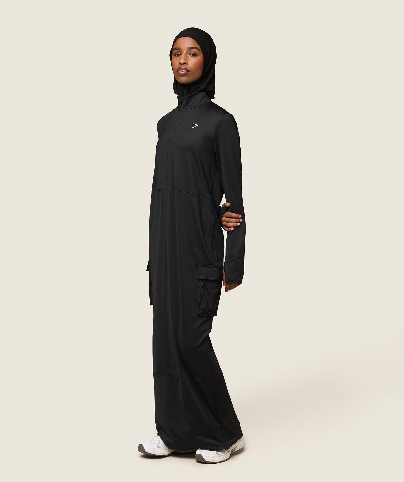 Gymshark GS x Leana Deeb Abaya - Black Female Product Image