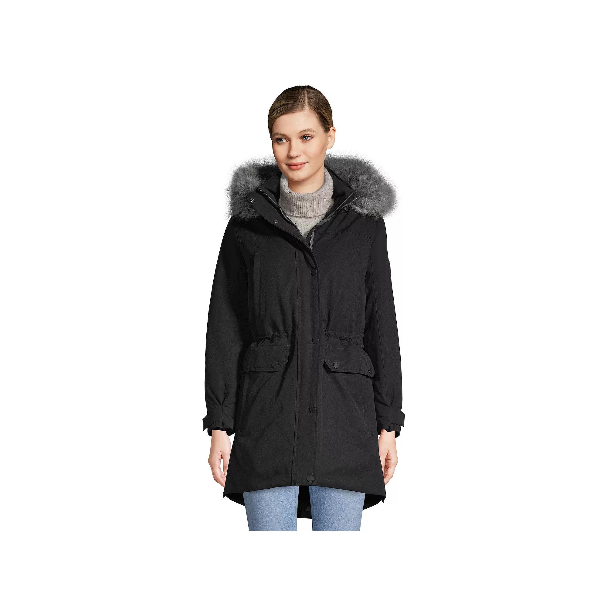 Petite Lands' End Expedition Down Waterproof Winter Parka, Women's,  Product Image