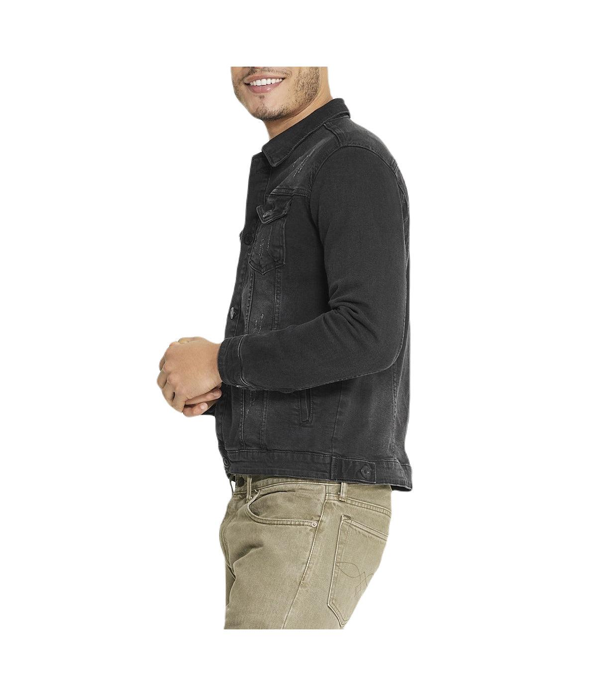 Black Denim Jacket Product Image