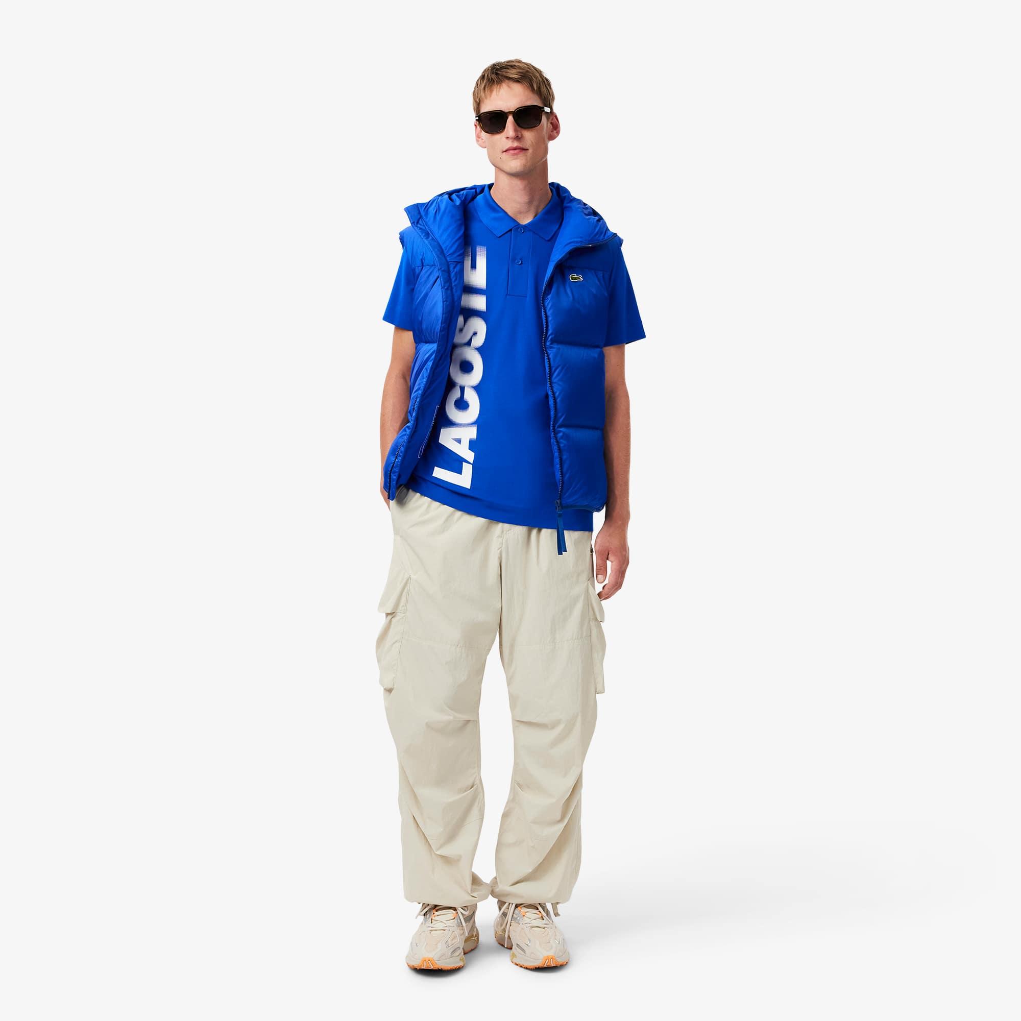 Men's Regular Fit Lacoste Movement Printed Polo Product Image