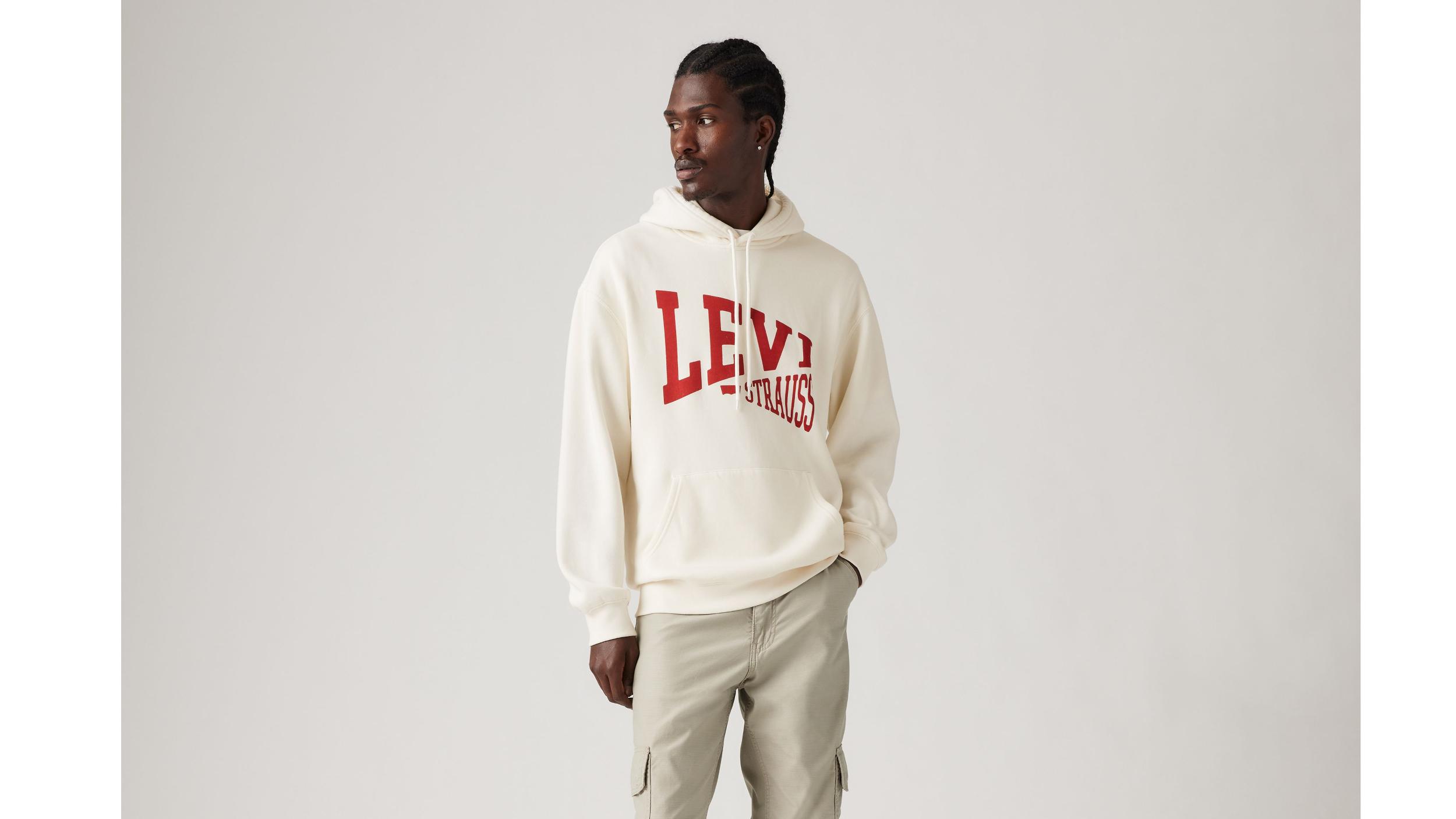 Relaxed Fit Graphic Hoodie Sweatshirt Product Image