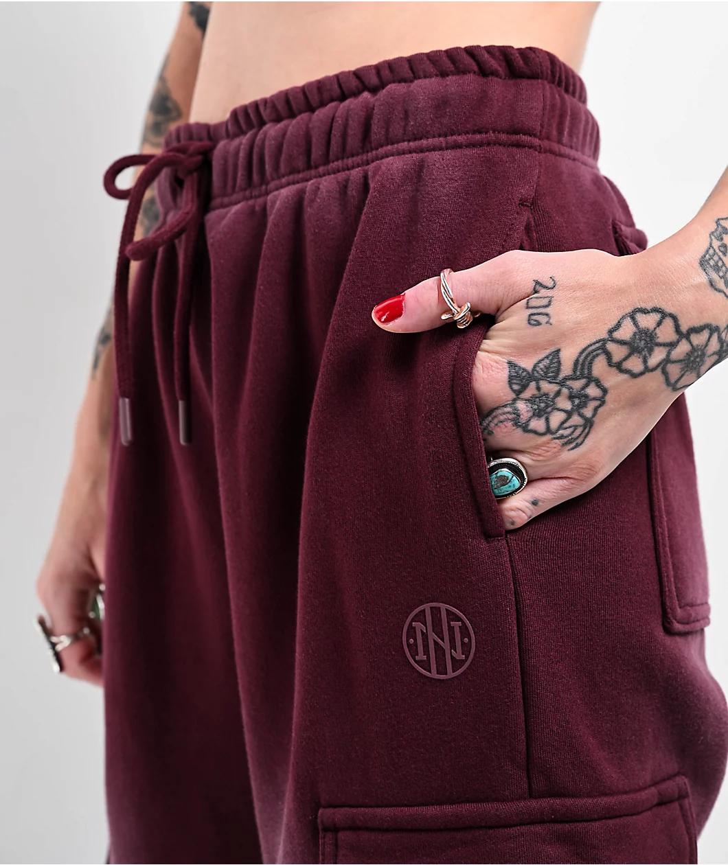 Ninth Hall Fundamentals Koa Port Royal Sunbleached Relaxed Cargo Sweatpants Product Image