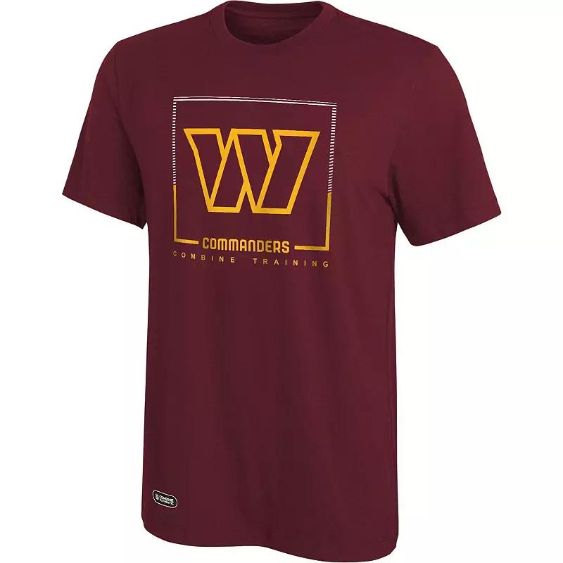 Men's Burgundy Washington Commanders Combine Authentic Clutch T-Shirt, Size: Medium, Wft Med Re Product Image