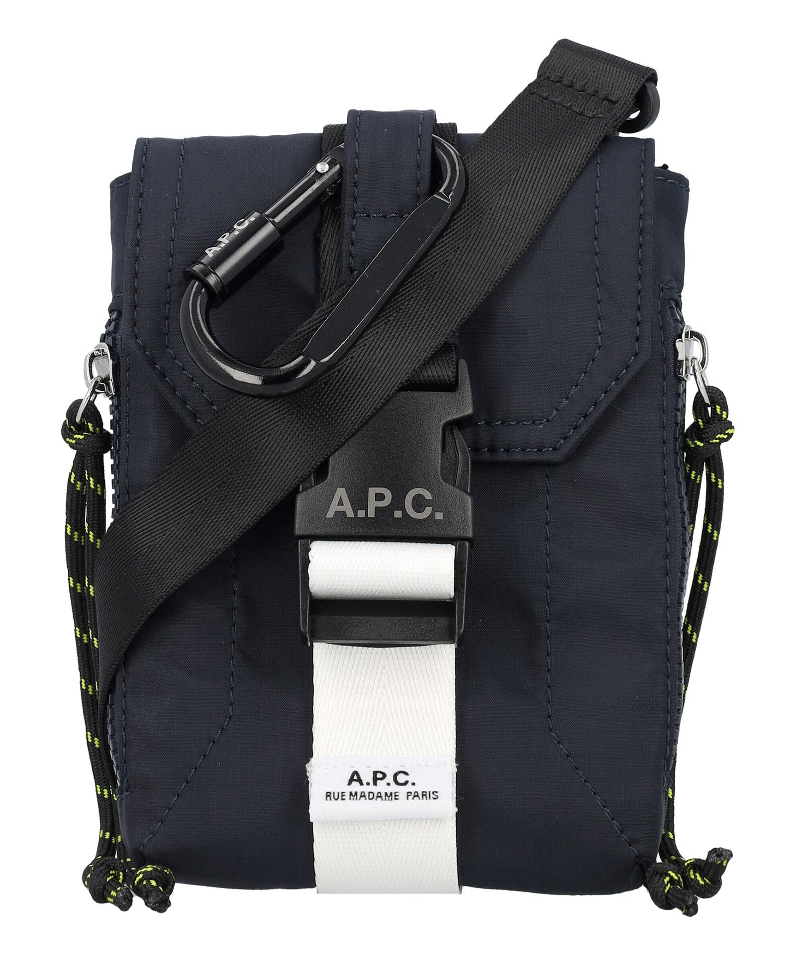 APC Navy Trek Crossbody Pouch In Iak Dark Navy Product Image