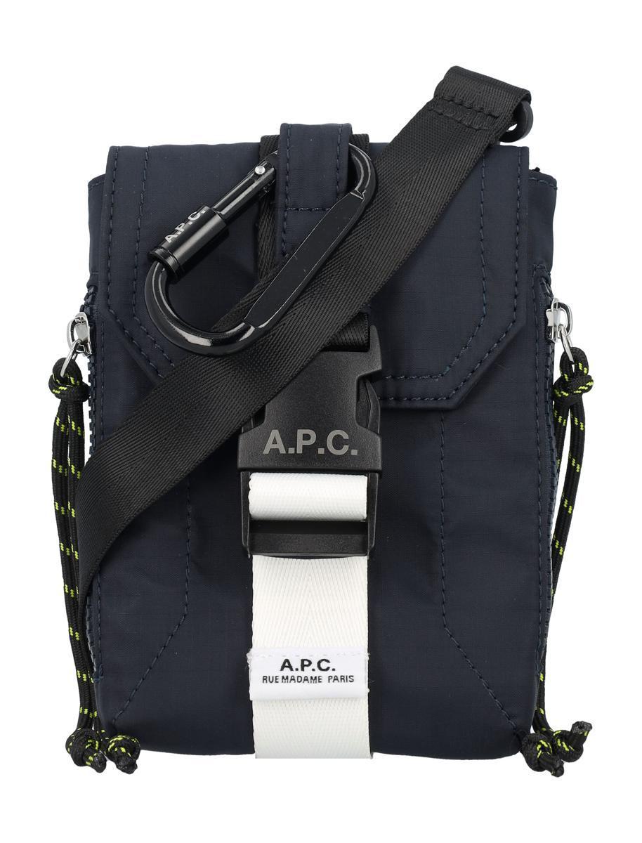 APC Navy Trek Crossbody Pouch In Iak Dark Navy Product Image
