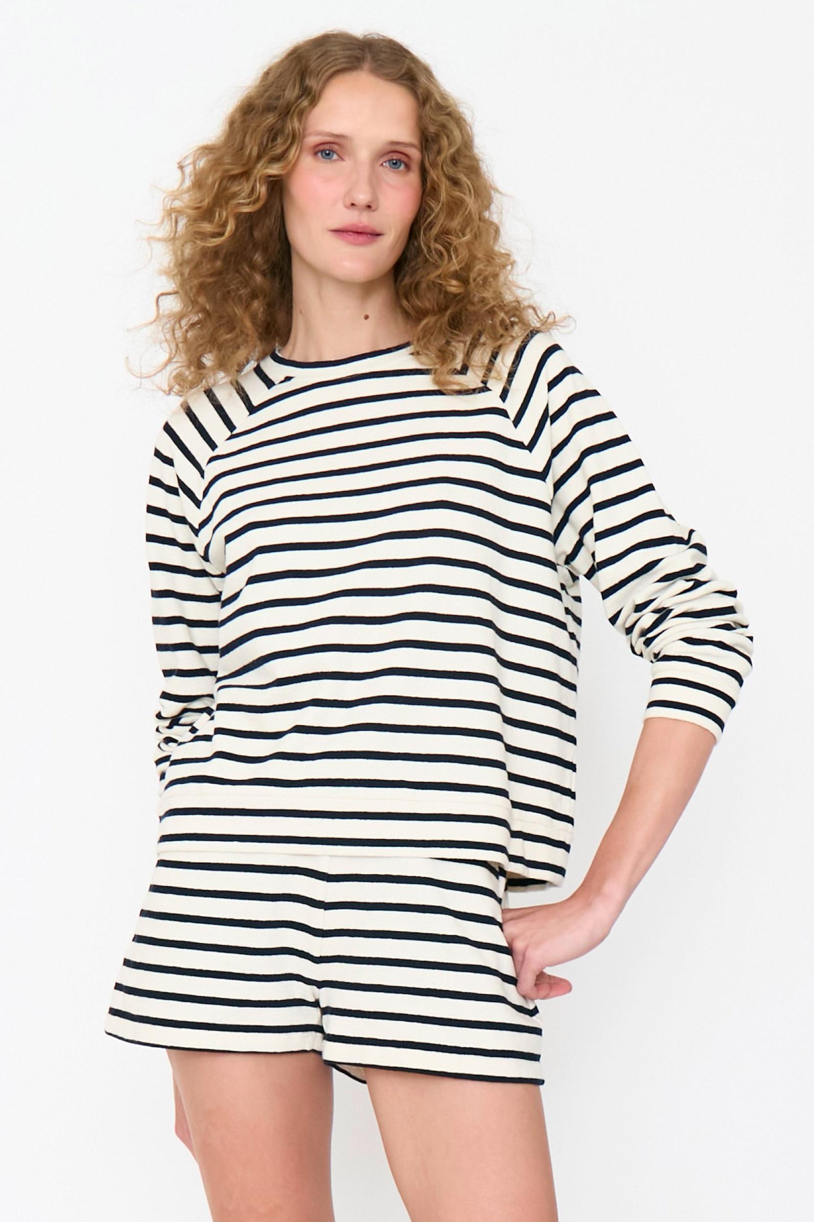 The Eco Cotton Franny - Cream/Navy Female Product Image