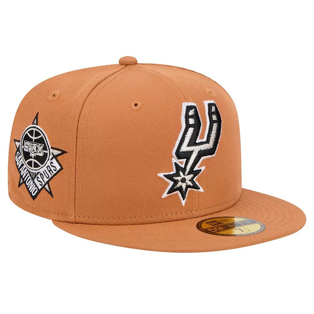 Men's New Era Tan San Antonio Spurs Color Pack 59FIFTY Fitted Hat,  Product Image