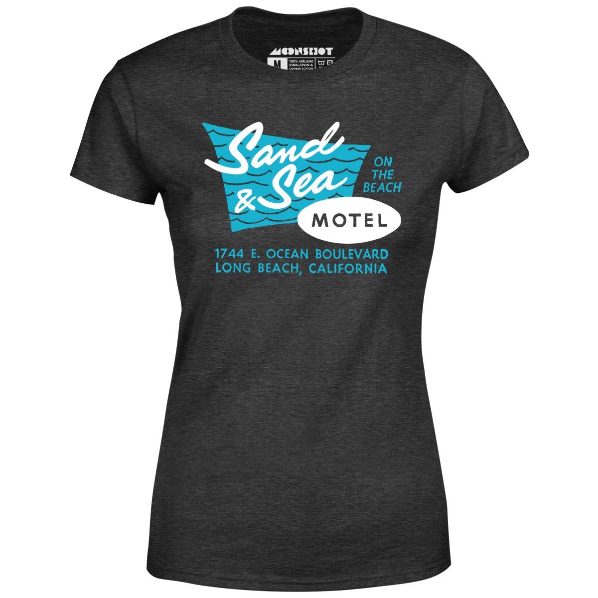 Sand & Sea Motel - Long Beach, CA - Vintage Motel - Women's T-Shirt Female Product Image