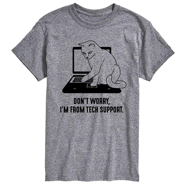 Big & Tall I'm From Tech Support Tee, Men's,  Product Image
