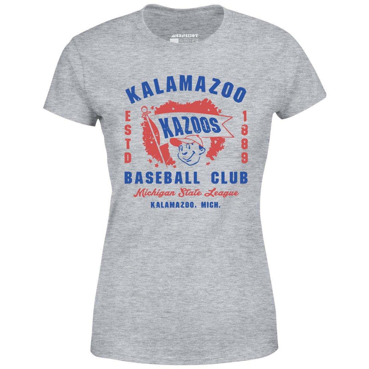 Kalamazoo Kazoos - Michigan - Vintage Defunct Baseball Teams - Women's T-Shirt Female Product Image
