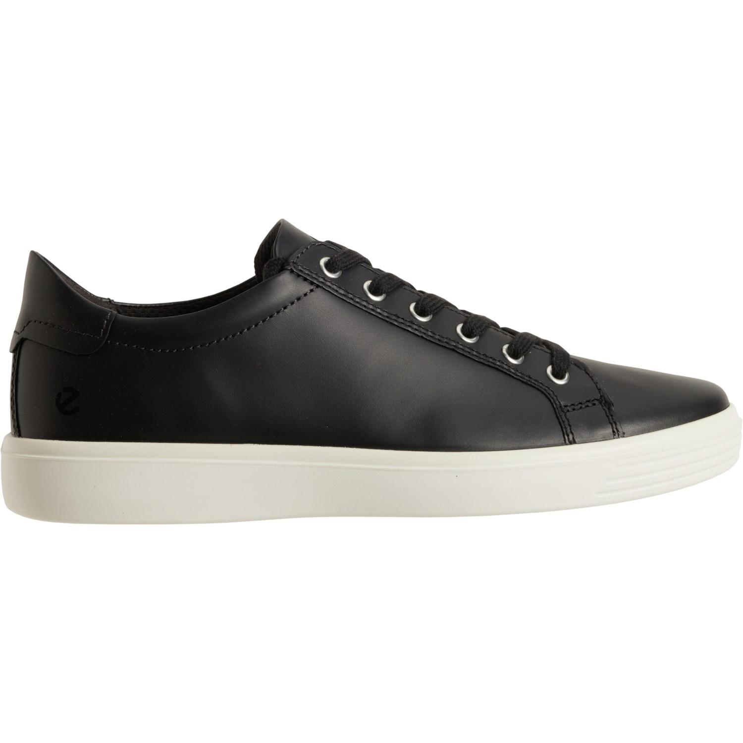 ECCO Soft Classic Lace-Up Sneakers - Leather (For Men) Product Image