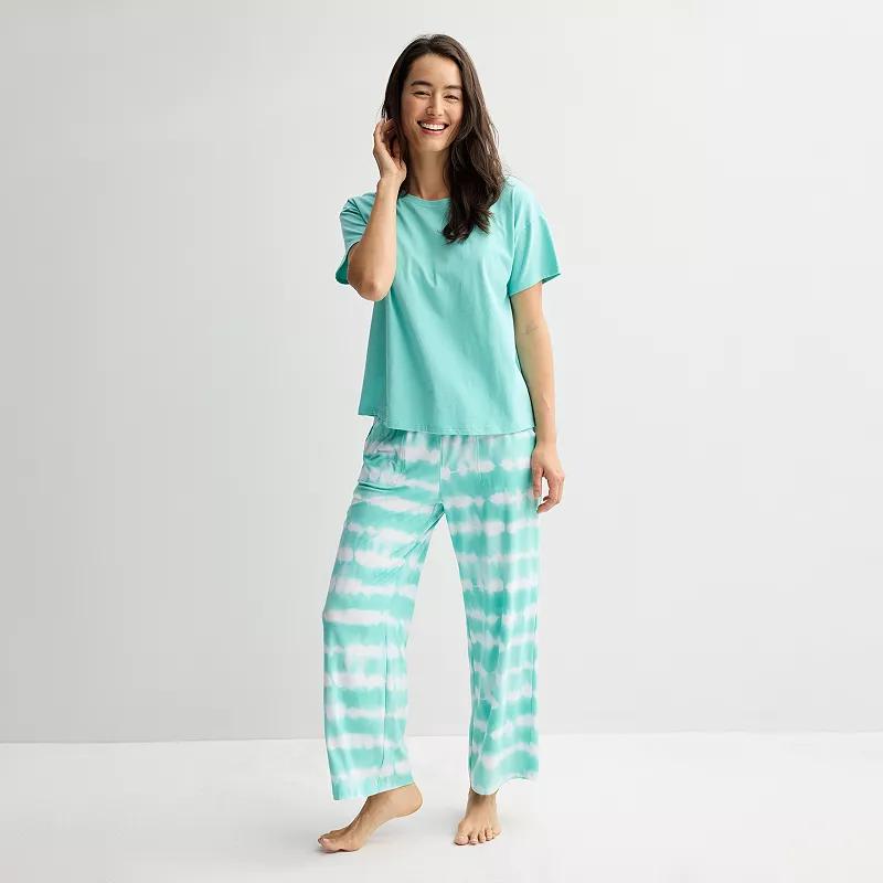 Petite Sonoma Goods For Life Moms Day Pajama Top & Pajama Pants Set, Womens Product Image