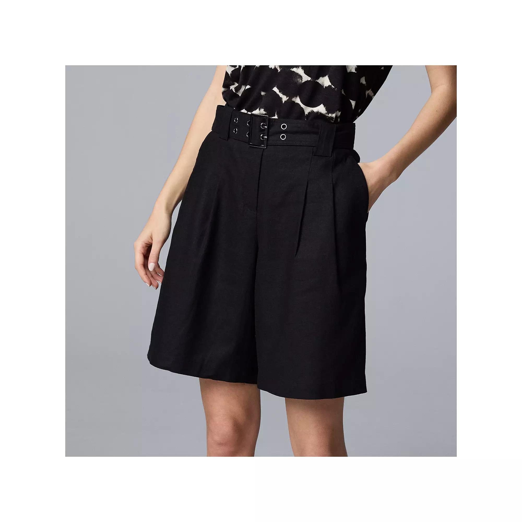 Womens Simply Vera Vera Wang Bermuda Shorts Product Image