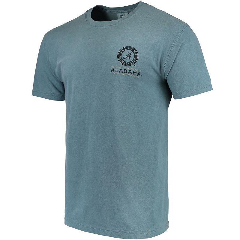 Men's Blue Alabama Crimson Tide State Scenery Comfort Colors T-Shirt, Size: Large Product Image