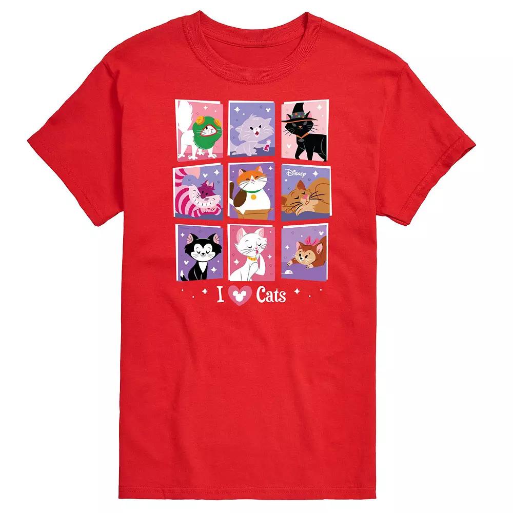 Disney's Cats & Dogs Big & Tall Assorted Cats Graphic Tee, Men's,  Product Image