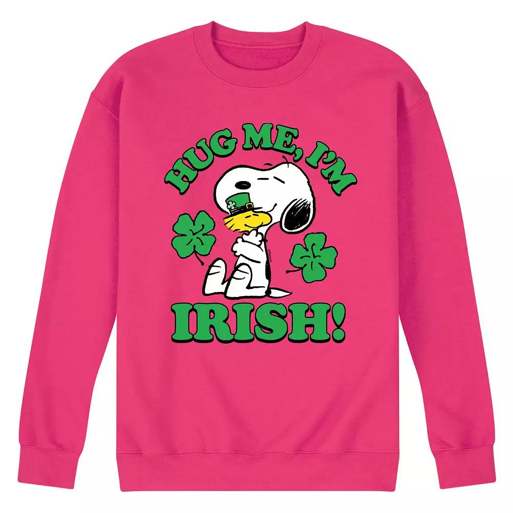 Men's Peanuts Hug Me I'm Irish Long Sleeve,  Product Image