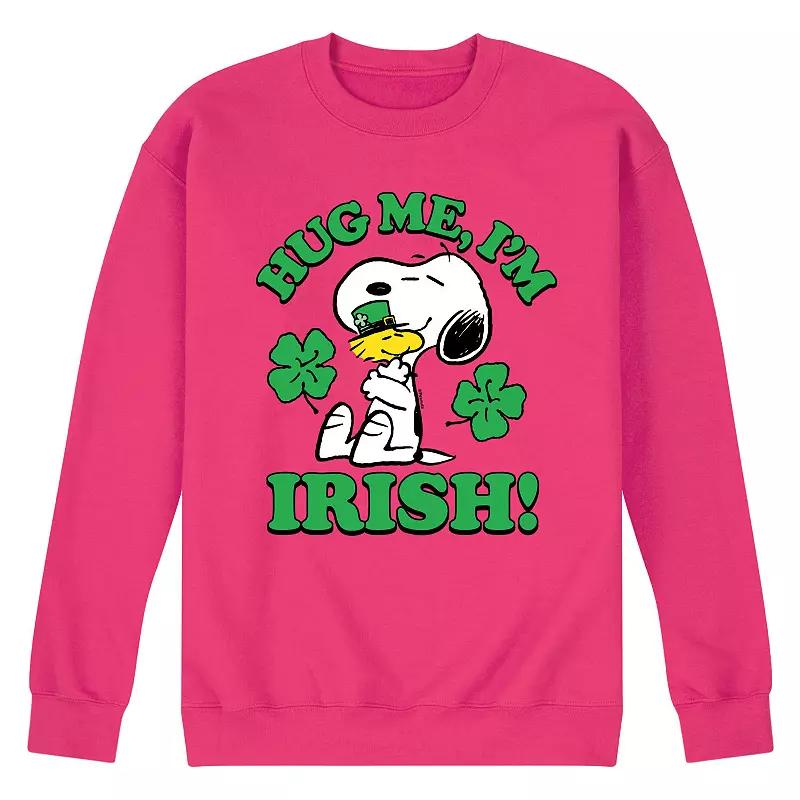 Men's Peanuts Hug Me I'm Irish Long Sleeve,  Product Image