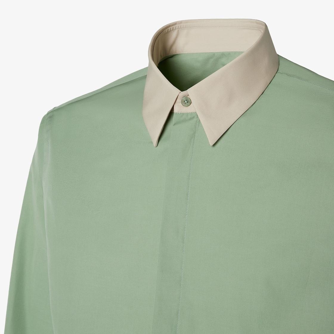 ShirtLight green poplin shirt Product Image