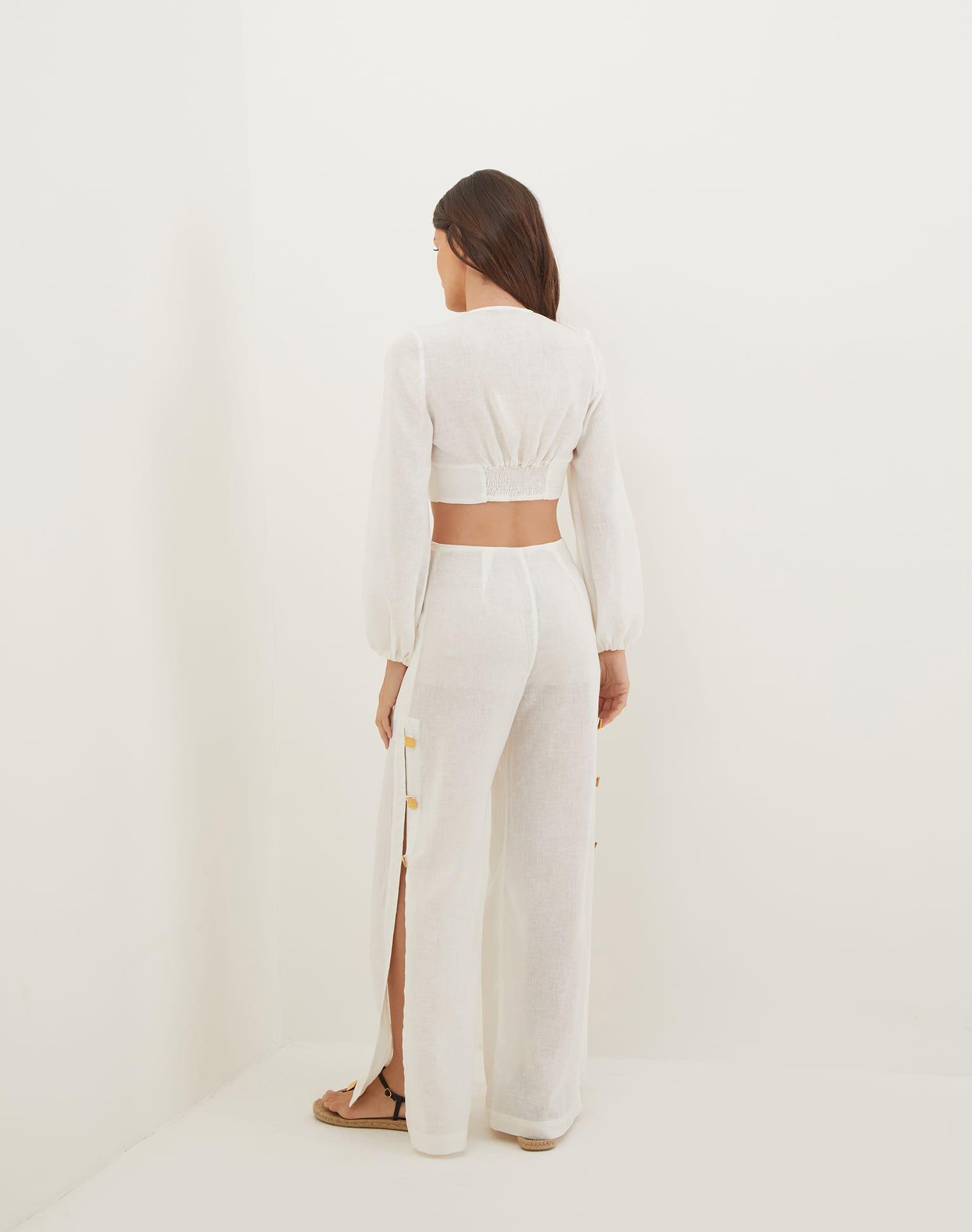 Alessia Pants - Off White Product Image