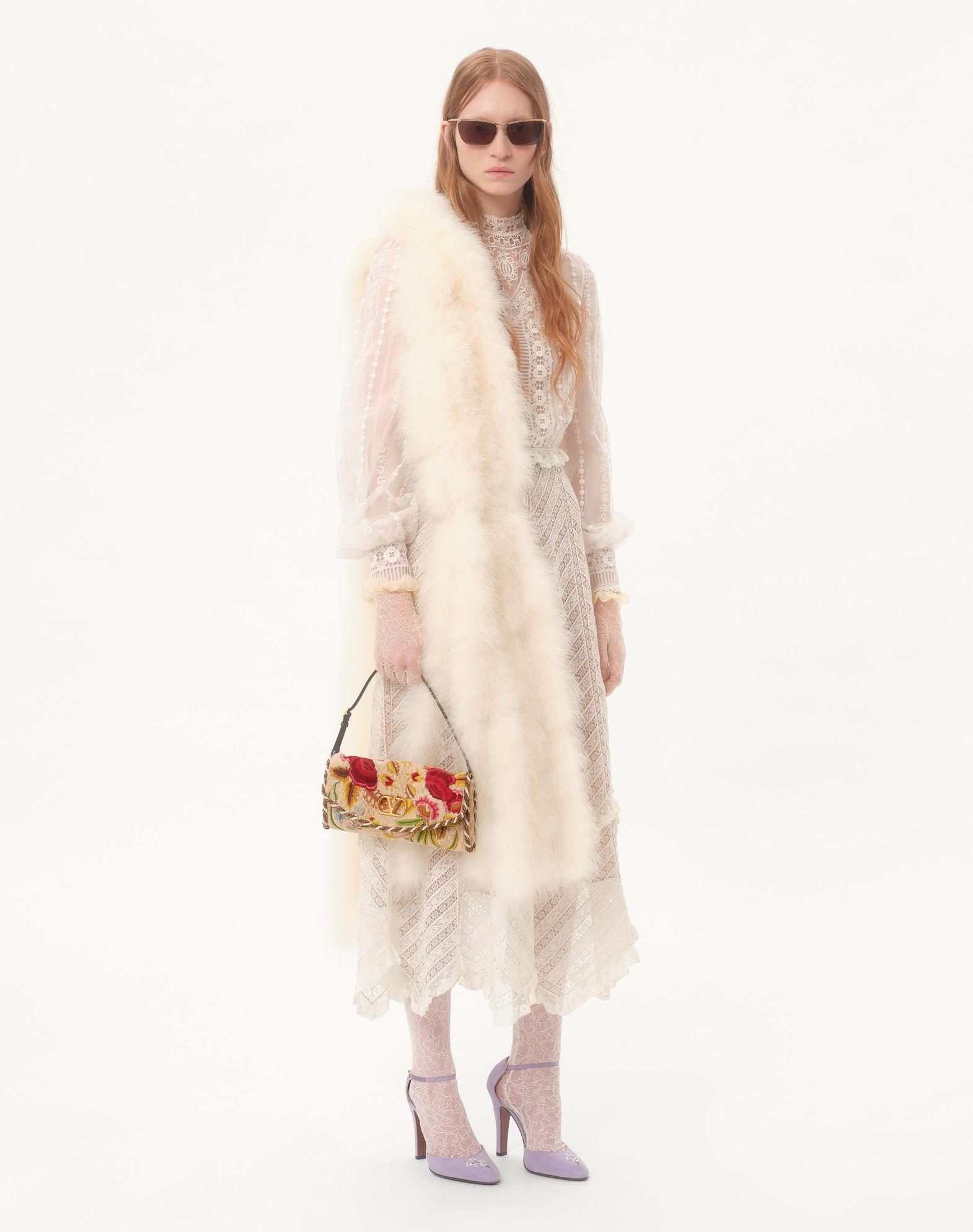 Valentino Garavani Vain Soft Embroidered Small Shoulder Bag Product Image