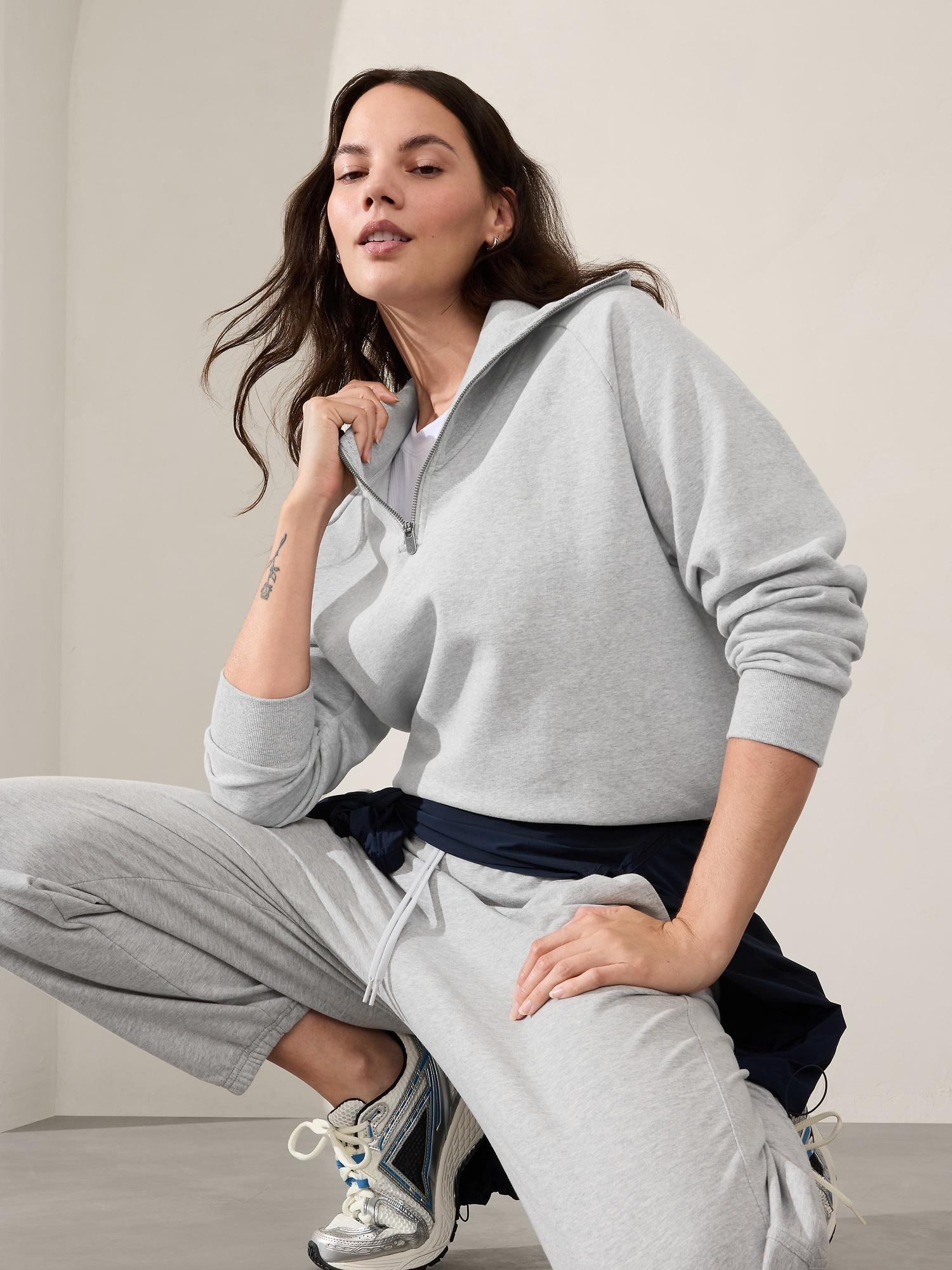 Forever Fleece Relaxed 1/4 Zip Sweatshirt Product Image