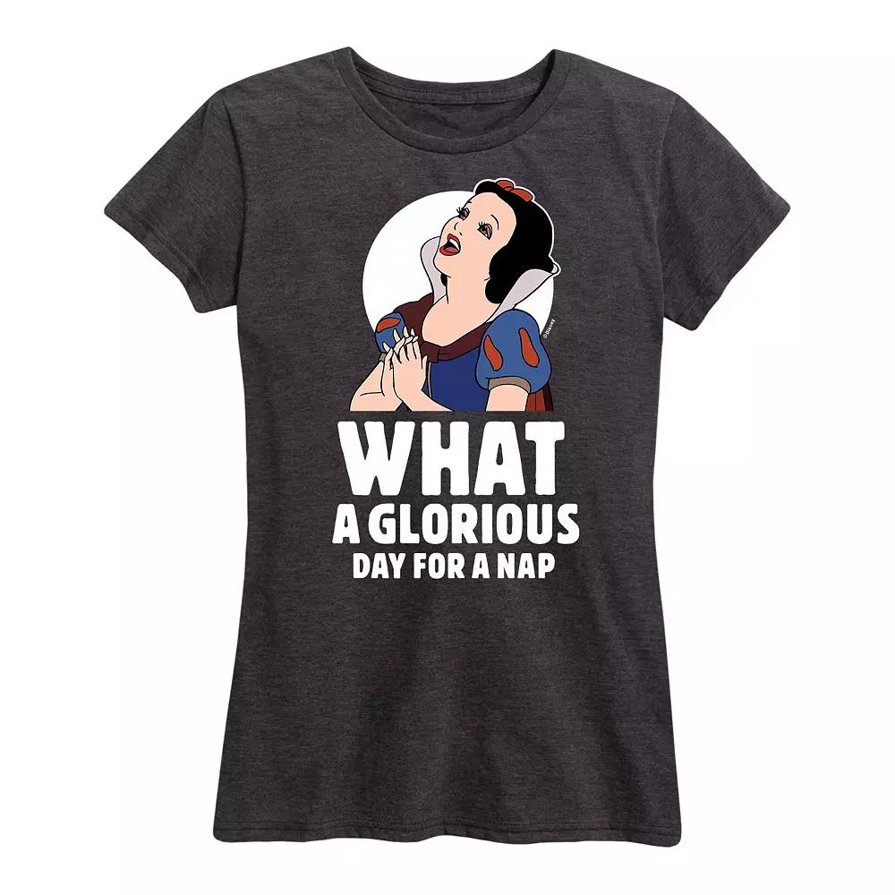 Disney Princess Snow White Women's Nap Graphic Tee, Girl's,  Product Image