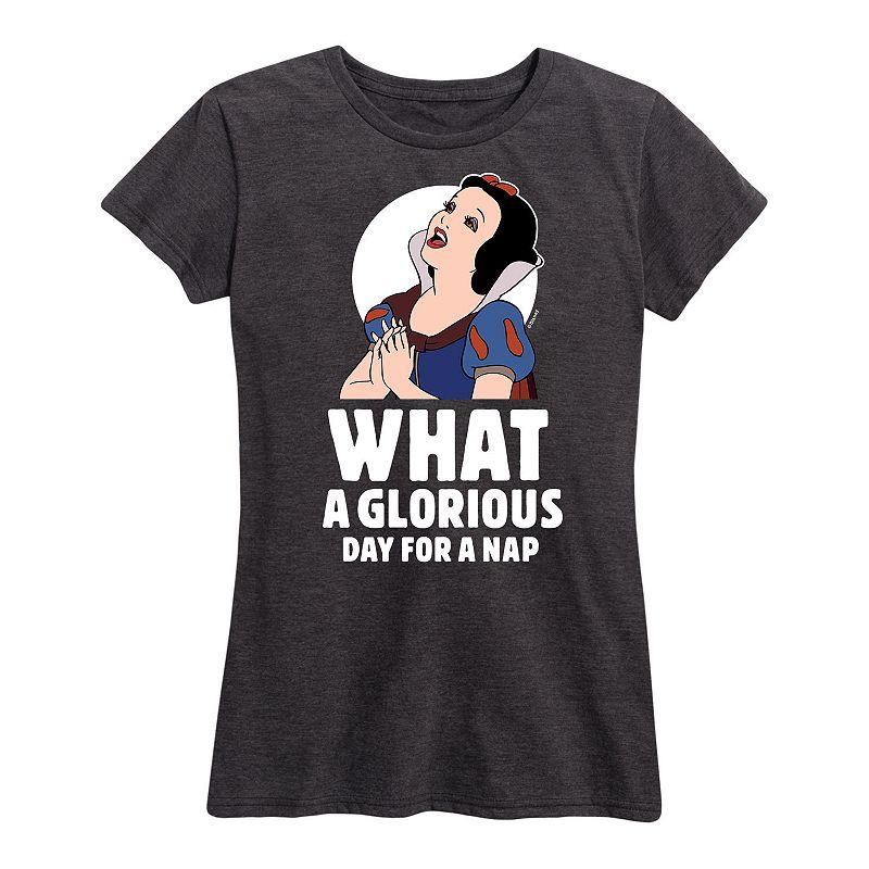 Disney Princess Snow White Women's Nap Graphic Tee, Girl's,  Product Image