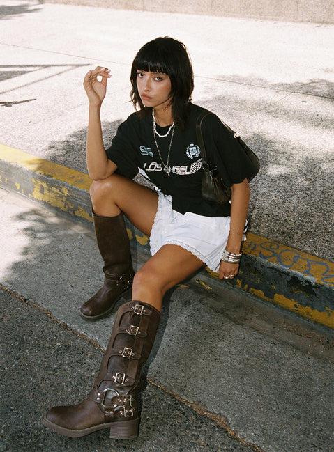 Capshaw Mini Skirt White Product Image