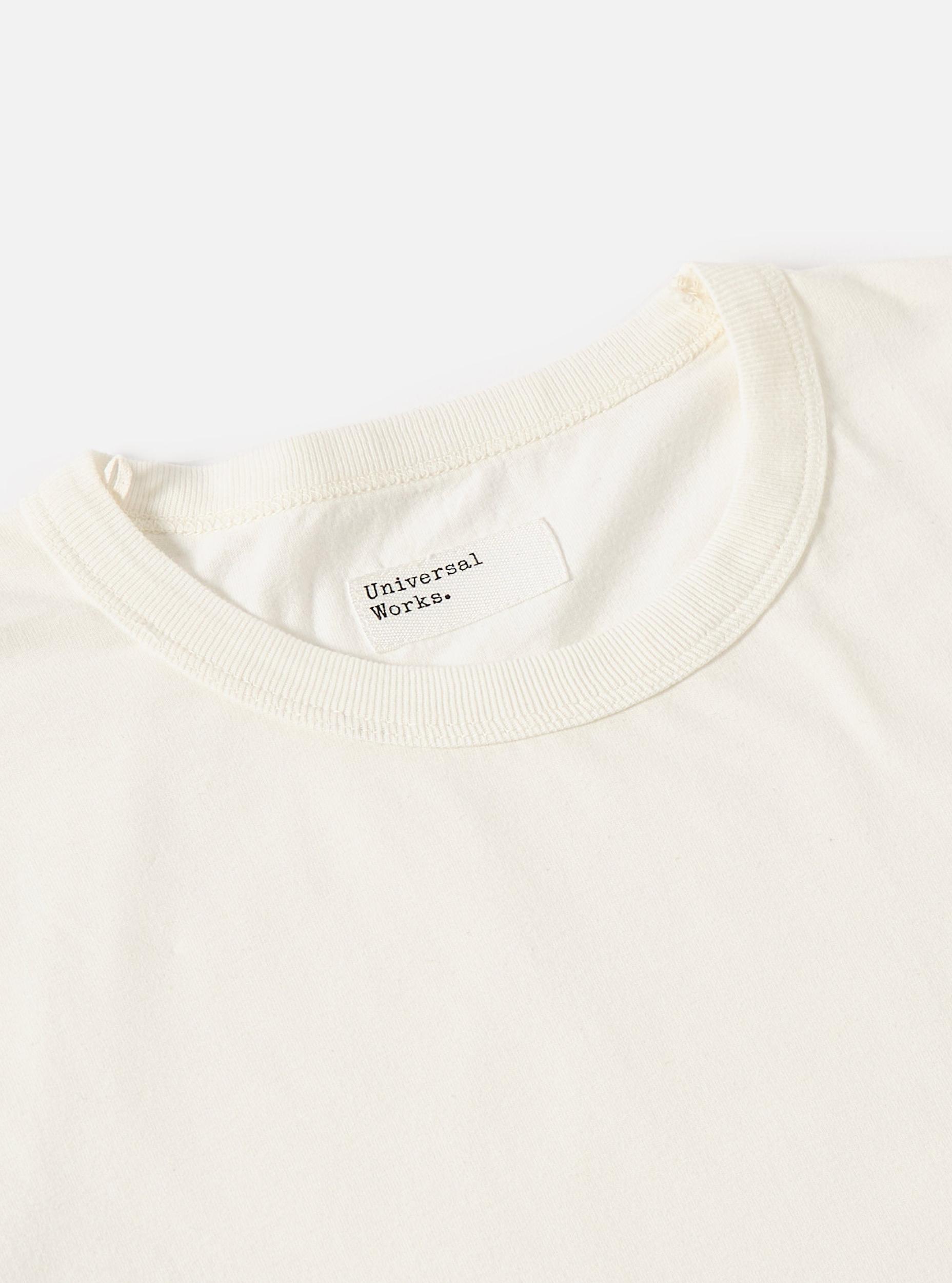 Ecru Single Jersey L/S Tee Product Image