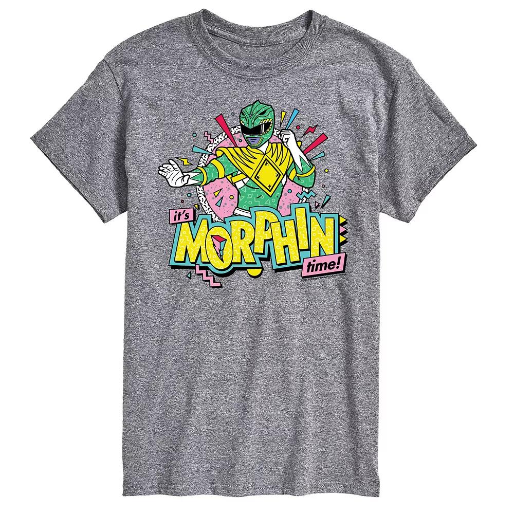 Men's Power Rangers Morphin Time Green Graphic Tee,  Product Image