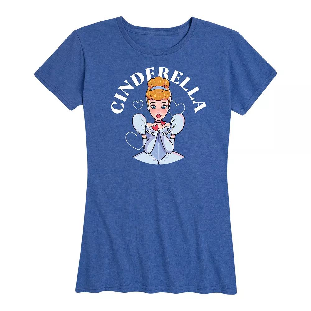 Disney Princess Cinderella Plus Kiss Graphic Tee, Women's,  Product Image