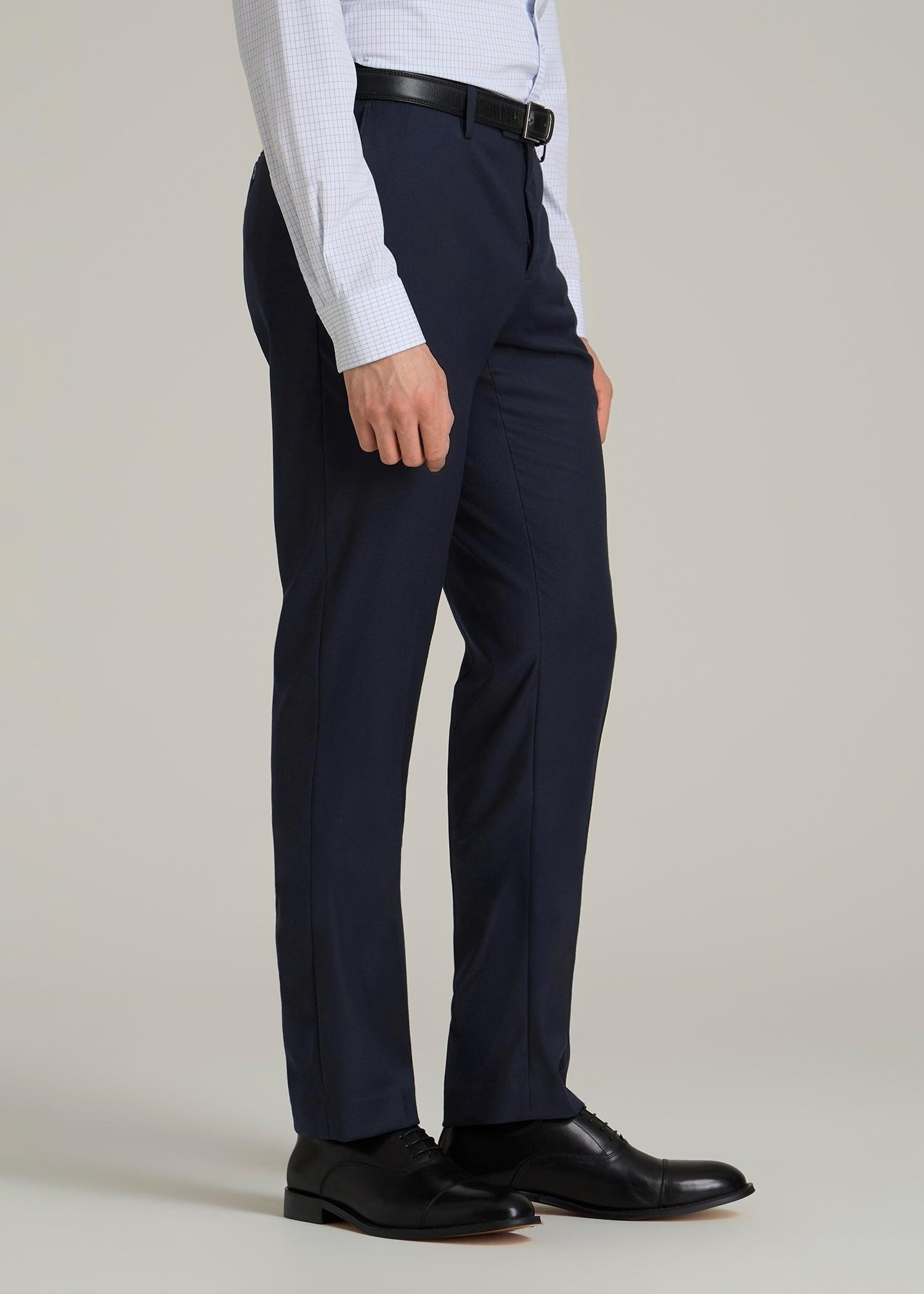 Suit Trousers for Tall Men in True Navy Male Product Image