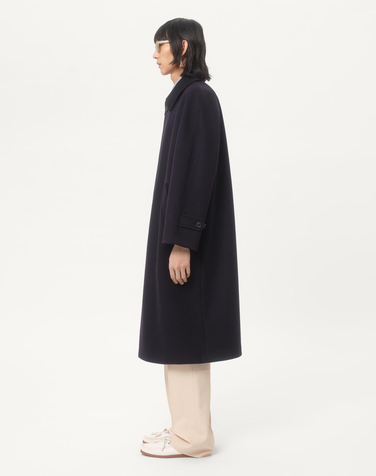 Single-Breasted Wool And Cashmere Coat Product Image