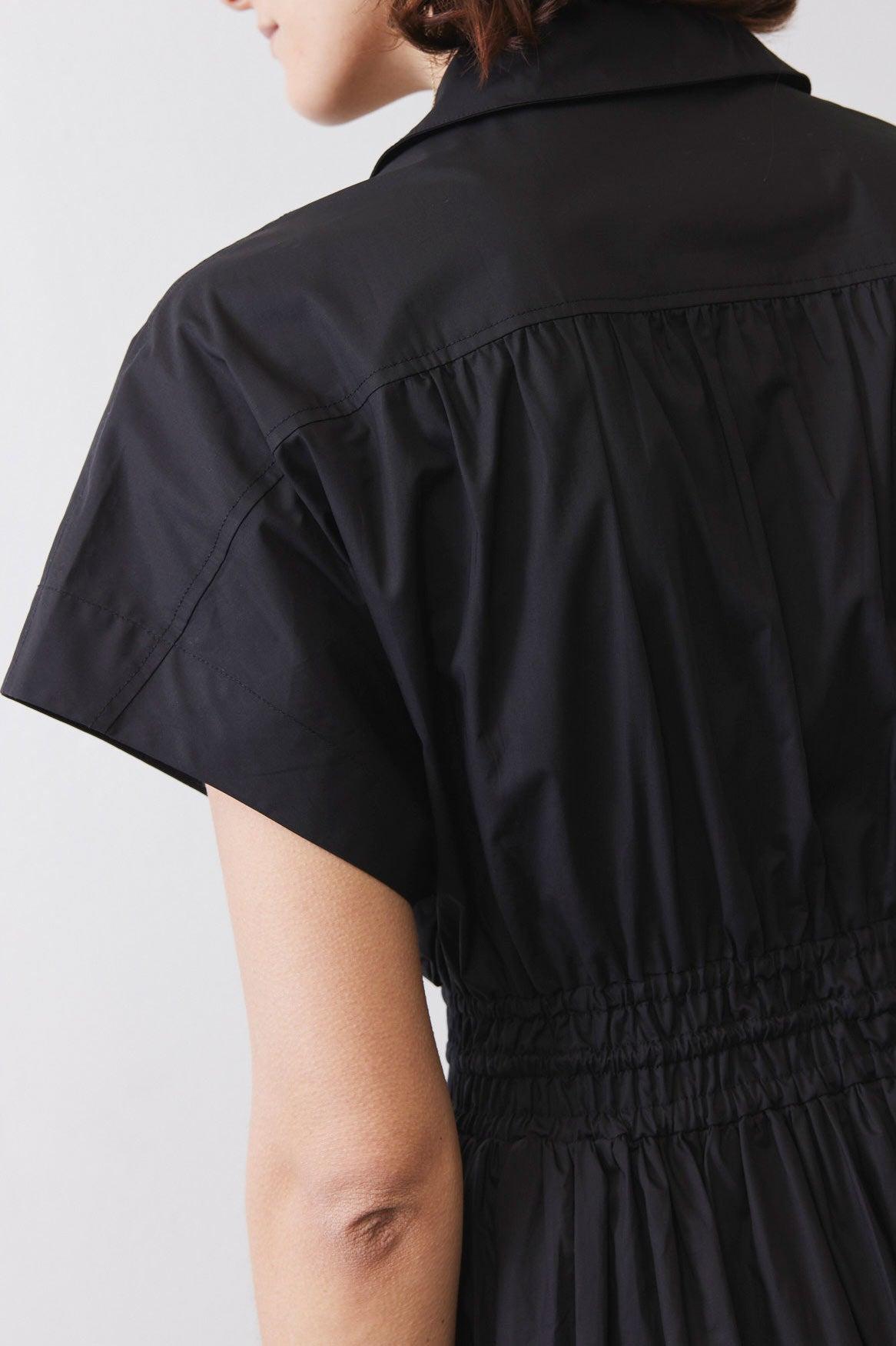 Cinched Waist Shirt Dress Product Image