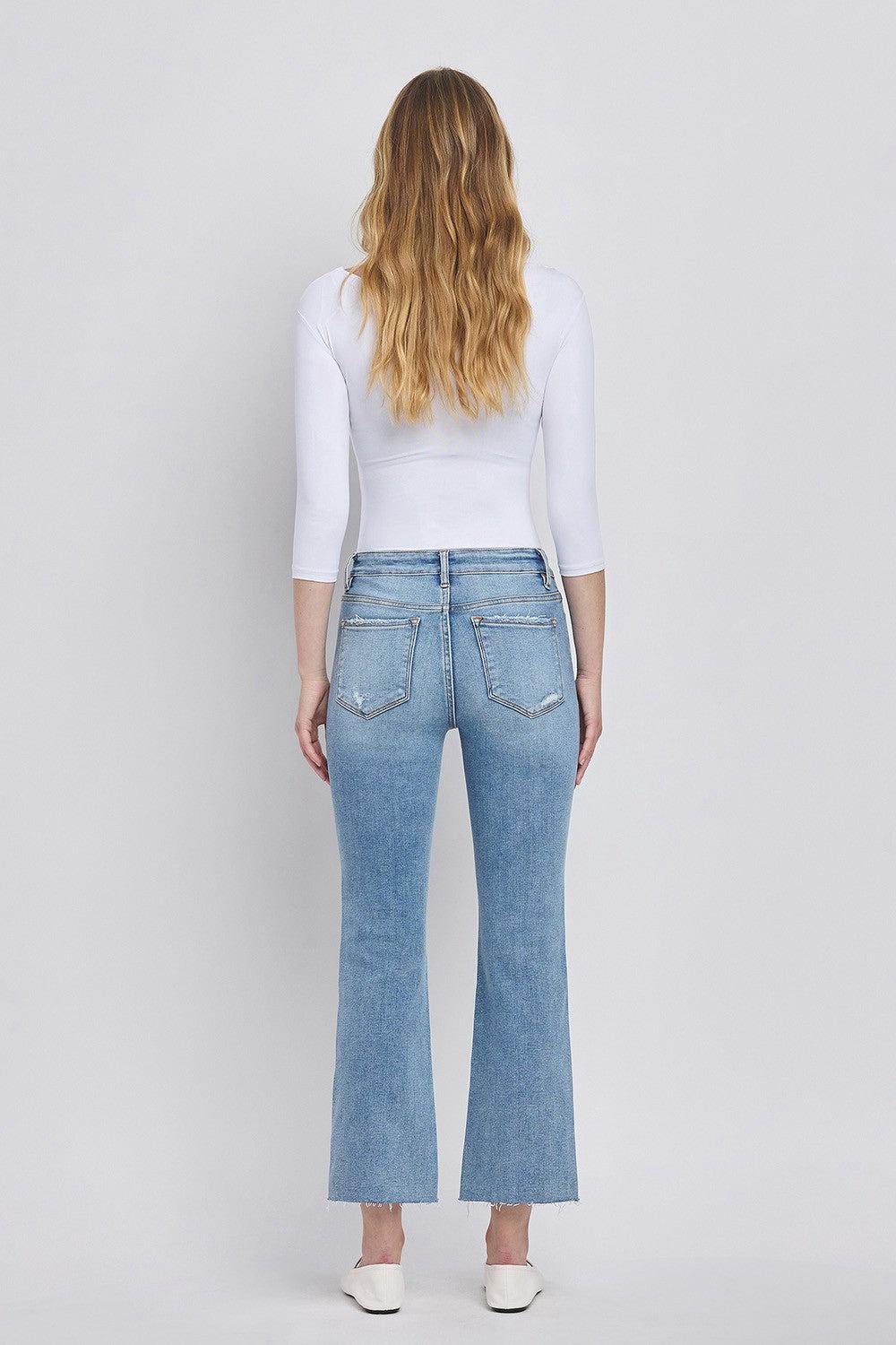 High Rise Kick Flare Jean Product Image