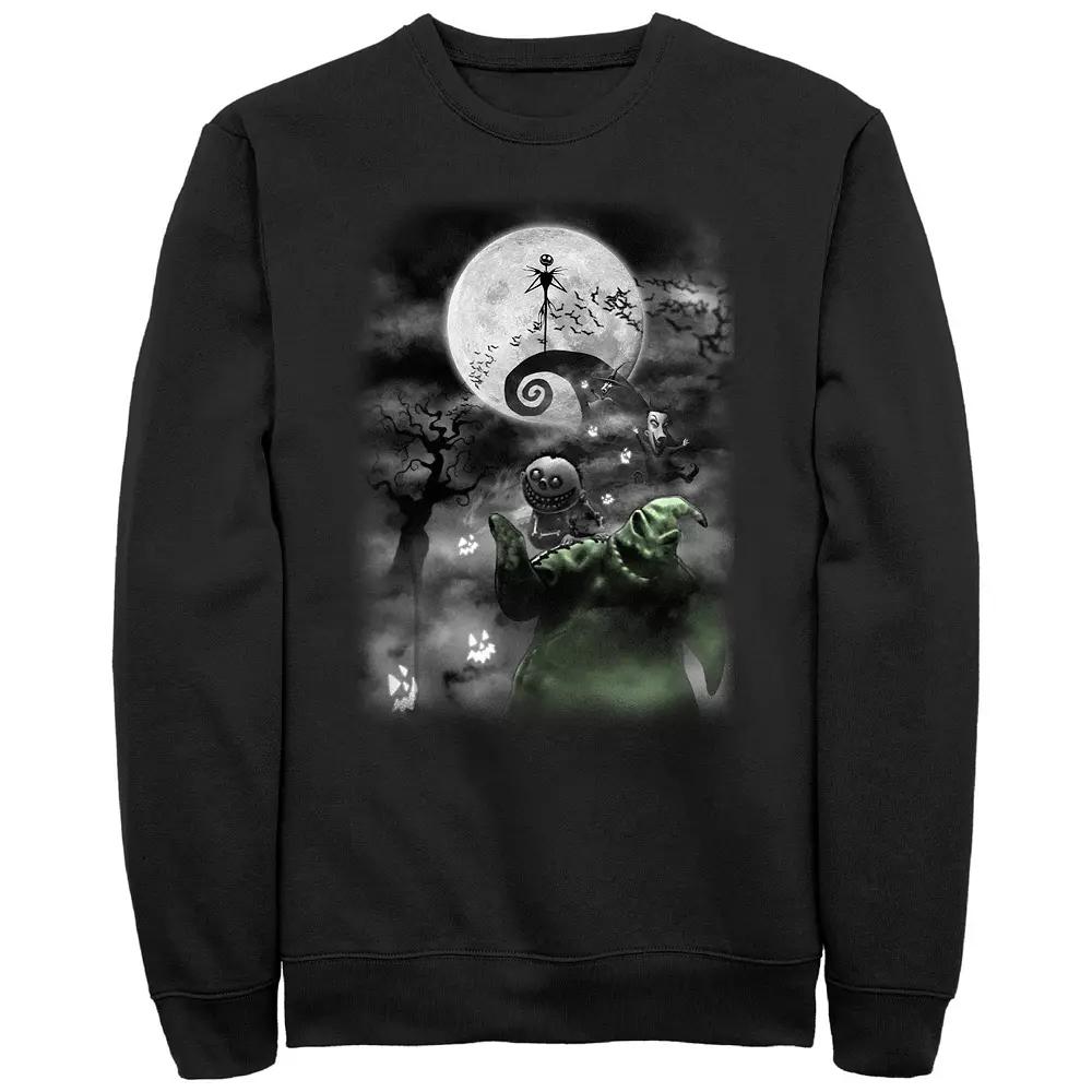 Disney's The Nightmare Before Christmas Scary Night Men's Graphic Fleece,  Product Image