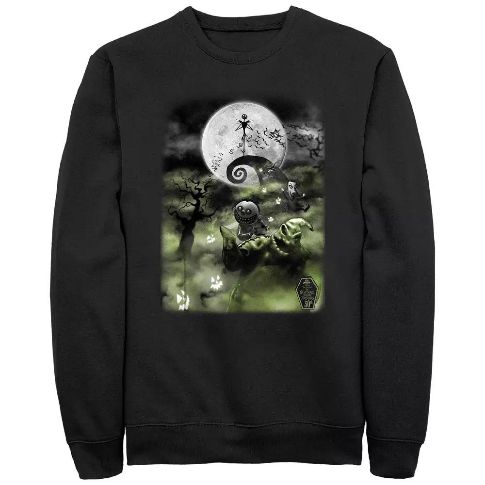 Disney's The Nightmare Before Christmas Scary Night Men's Graphic Fleece,  Product Image