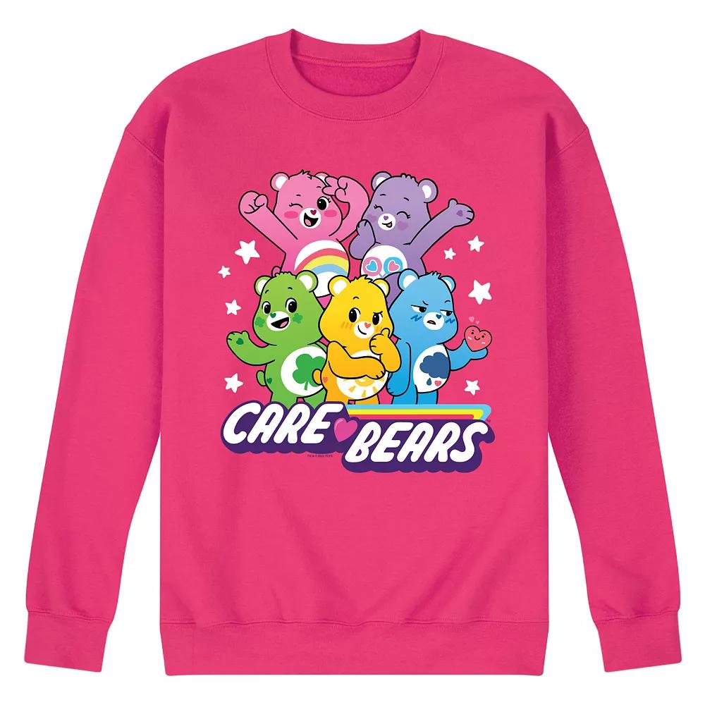 Men's Care Bears Unlock The Magic Group Fleece Sweatshirt,  Product Image