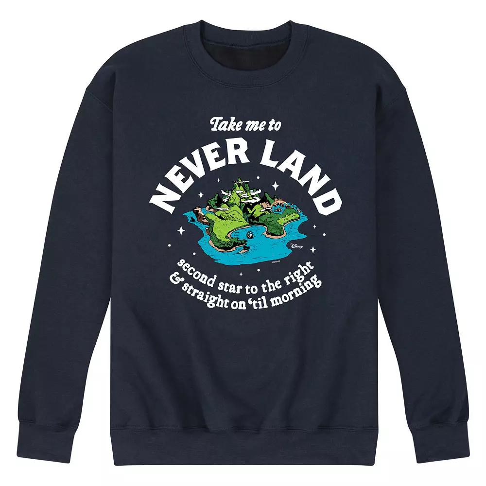 Disney's Peter Pan Men's Never Land Fleece Sweatshirt,  Product Image