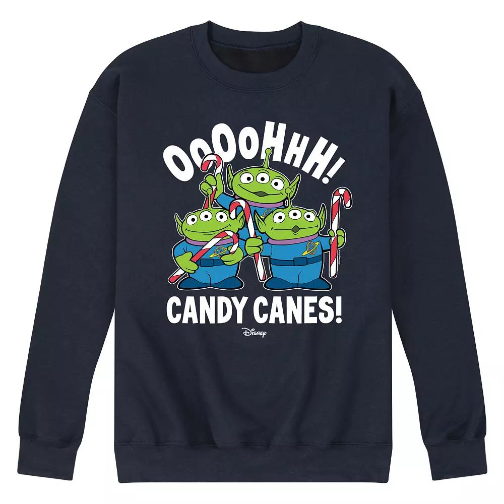 Disney / Pixar's Toy Story 4 Aliens Men's Ohh Candy Canes Fleece Sweatshirt,  Product Image