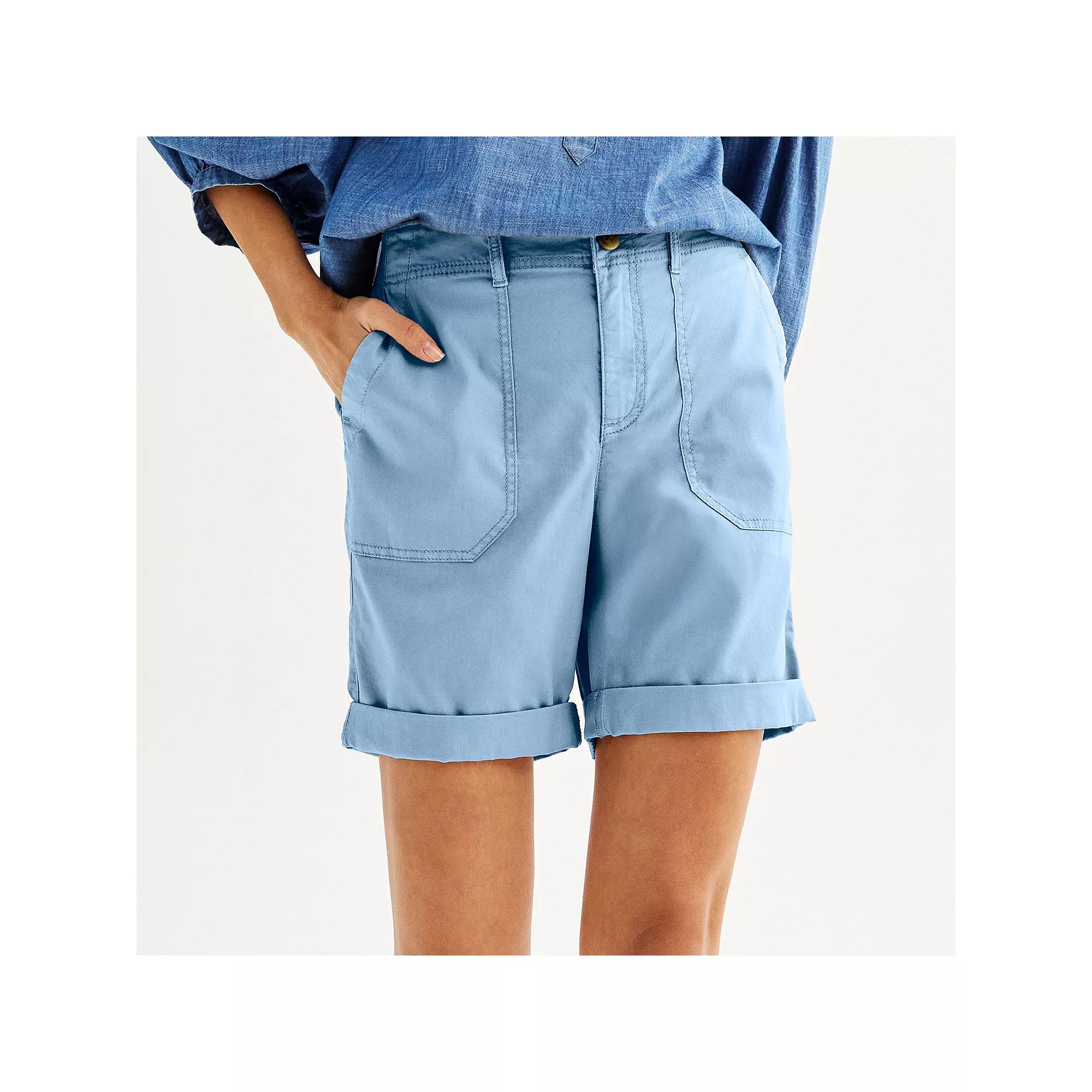 Women's Sonoma Goods For Life® Utility Bermuda Shorts, Size: XS, Baylee Peri Product Image